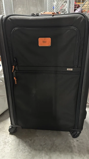 TUMI Alpha 3 Extended Trip Expandable 4-Wheel Packing Case - Black/ Orange