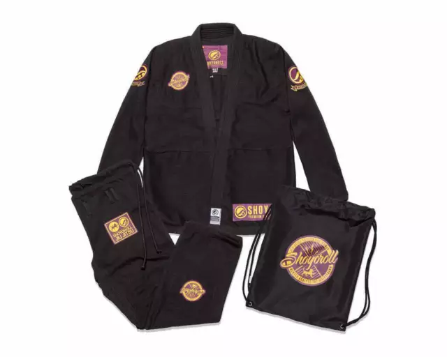 Shoyoroll BBJ GI Batch 83 Mamba Competitor Black Jiu Jitsu Uniform  **with bag**