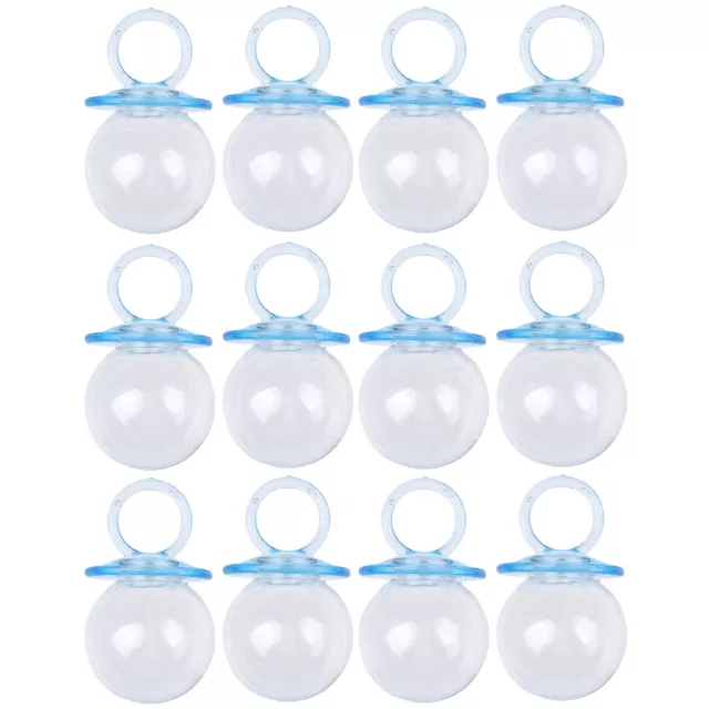 12 Fillable Pacifier Shape Bottles Baby Shower Candy Party Favor 2