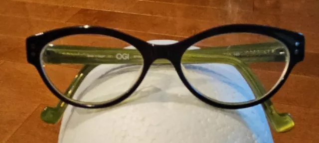 OGI Evolution Cat Eye Eyeglasses Frames Green 3067/438 52-16-140