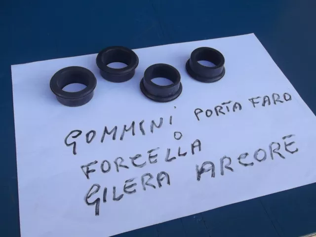 N. 4 Gommini Porta Fa Ro Forcella   Gilera  Arcore  125/150  Mai  Usati