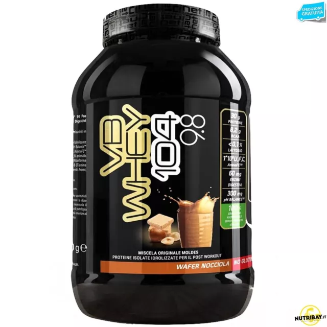 Net Integratori VB Whey 104 9.8 1980 gr gr Proteine idrolizzate