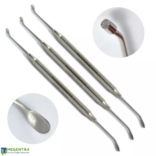 Implant dentaire compacteur osseux emballeur greffe cuillère osseuse implant-greffe outils X3 2