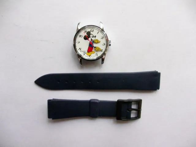 Walt Disney Micky Mouse Armbanduhr mit Handaufzug, ungetragende Lagerware