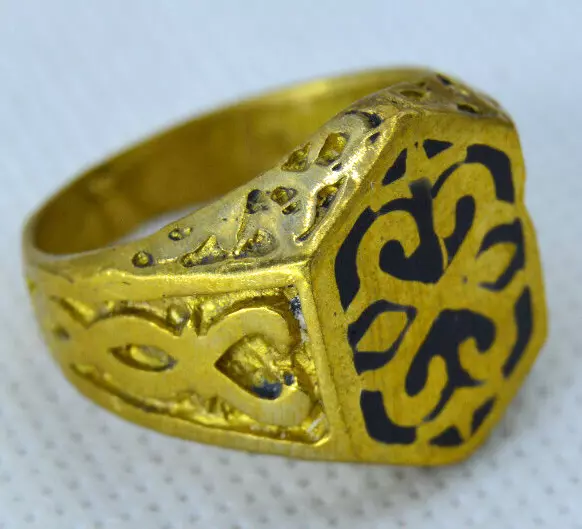 Rare Extremely Ancient Bronze Legionary Roman Ring Artifact Amazing