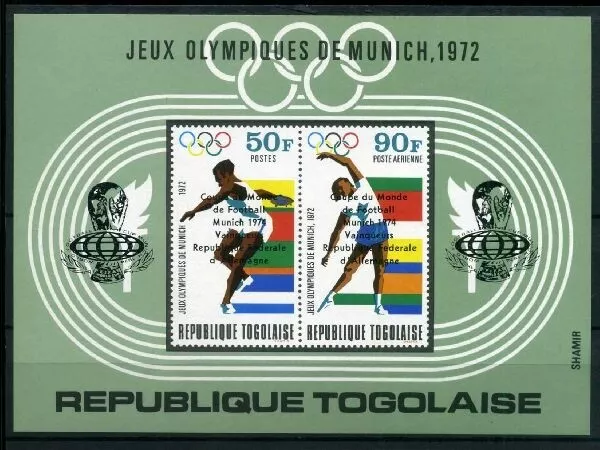 Togo Block 90 postfrisch Olympiade 1972 #JG689