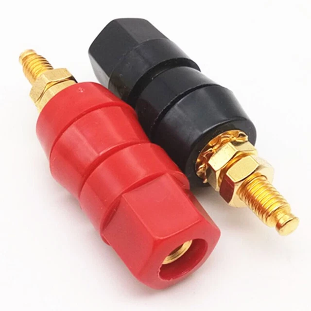 Lot De 5 Bornes HP Uxcell - Connecteurs Audio Rouge/noir Pour Haut-parleurs