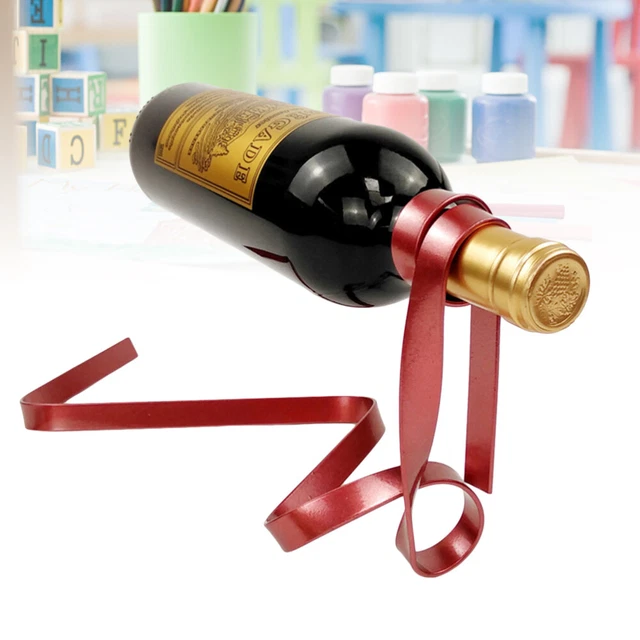 MagiDeal Portabottiglie a Forma di Cane, portabottiglie per Cani, portabottiglie per Vino, Nero