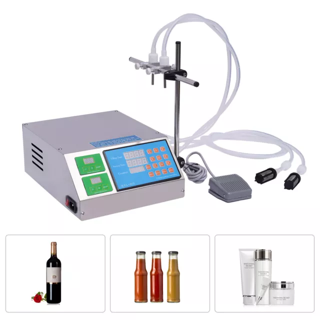 GZL-80 Liquid Filling Machine Semi Automatic Digital Control Bottle Filler 110V