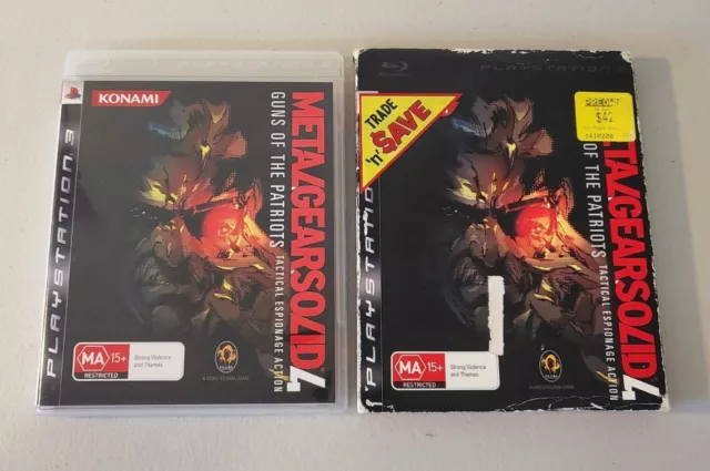 Metal Gear Solid 4: Guns of the Patriots - Sony Playstation 3 (PS3) *W/ Slipcase