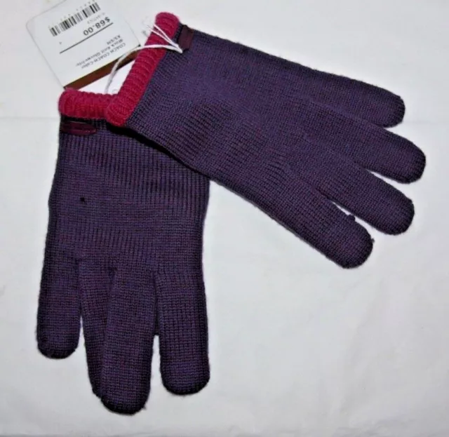 Coach Block Knit Texting gloves Iris XSmall 2