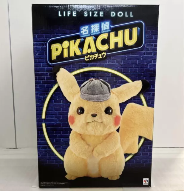 Pokemon Detective Pikachu Life Size Doll Limited Plush Stuffed Toy MegaHouse