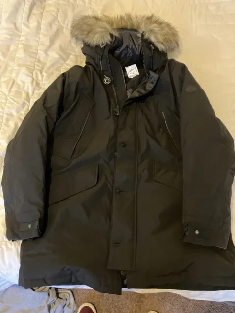 Polo Ralph Lauren Faux Fur Water Repellent Hooded Down Parka Coat Men's XL $598+