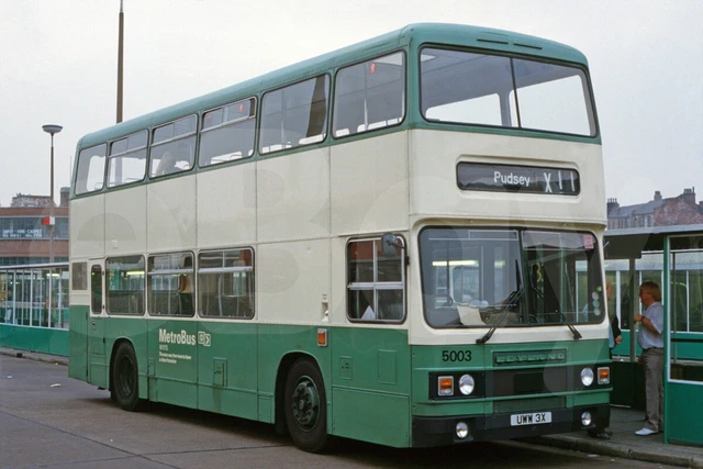 BUS PHOTO West Yorkshire PTE Leeds 5003 UWW3X Leyland Olympian Roe On bus-photo-west-yorkshire-pte-leeds-5003-uww3x-leyland-olympian-roe-on