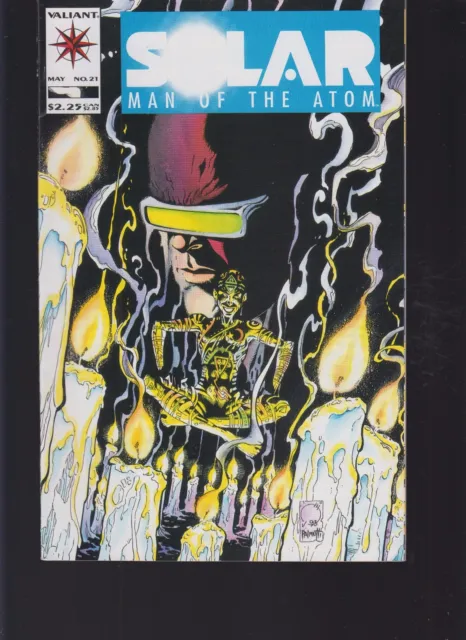 Solar Man Of The Atom #21 1993 VF Valiant VANHOOK/LAYTON