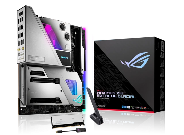 ASUS ROG MAXIMUS XIII Extreme Glacial M13EG Z590 supporto CPU LGA1200 ...