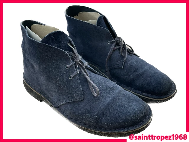 Sikker over kabel CLARKS DESERT BOOT Uomo Originali! Numero 43, Colore Blu, Stivaletti  Scamosciati EUR 17,90 - PicClick IT