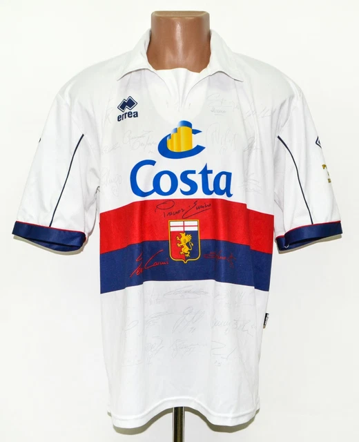 Maillot Extérieur Gênes Calcio FC 2001-2002 - Taille L, Numéro 18, Errea - Occasion