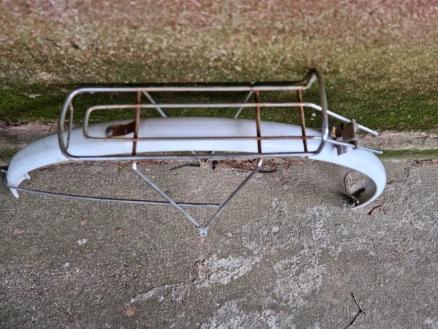 Ancienne paire de garde boue ALUMINIUM LEFOL Le Martelé
