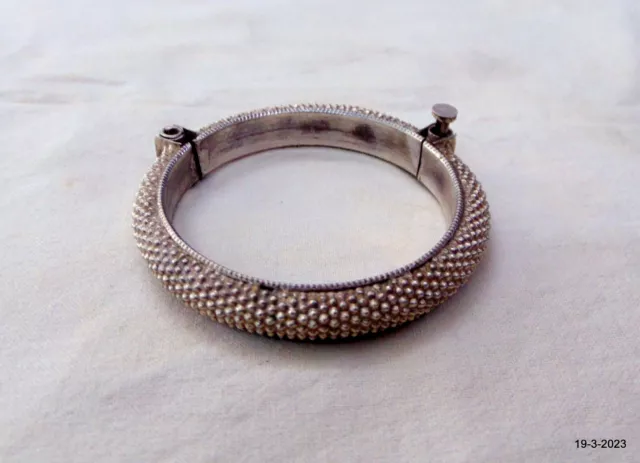 vintage antique Silver Bangle Bracelet Piece Tribal and Ethnic Wear