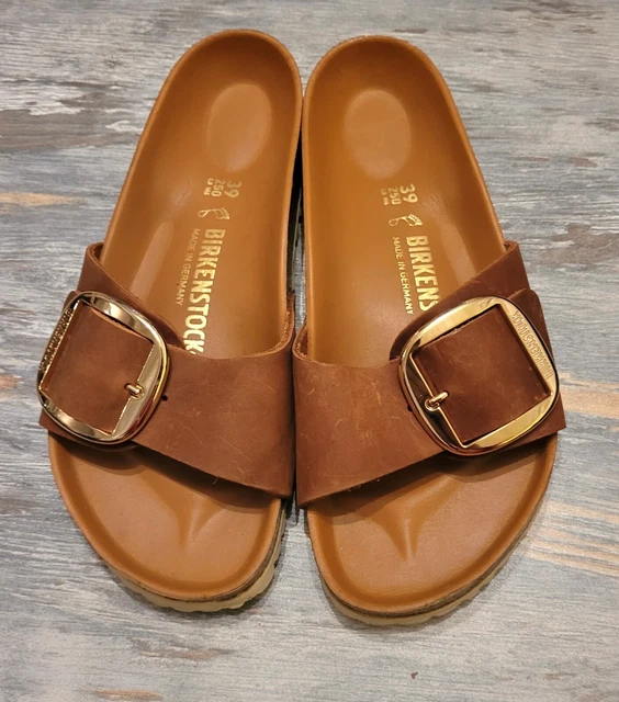Madrid big buckle top cognac 39