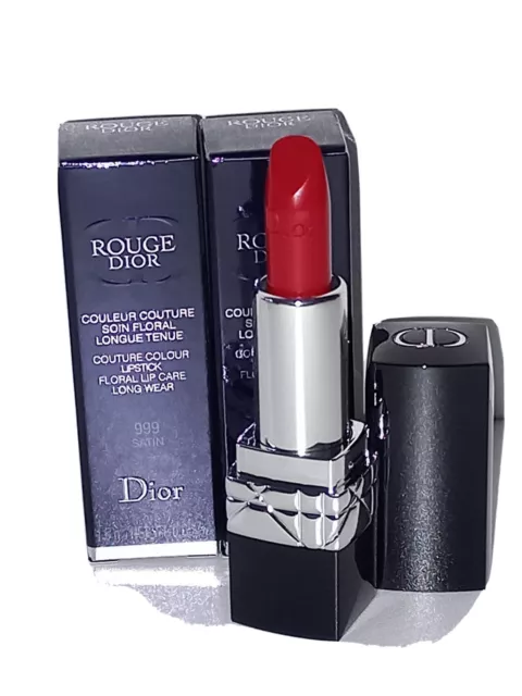 2x Dior Rouge Dior Couture Colour Lipstick 999 Satin 2x 1,5 g ( 2 Stück )