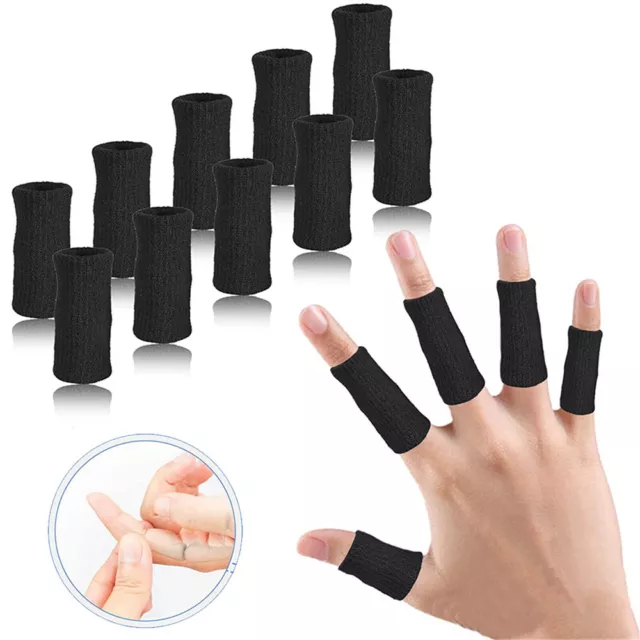 10x Finger Splint Stabiliser Finger Sleeves Thumb Support Protector Finger Brace