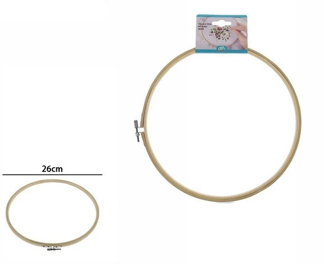 Cadre De Broderie En Bois Massif Baoblaze - Support 3 Positions Pour Point De Croix, Tapisserie Et Broderie, Stable Et Réglable (42x27,5 Cm)