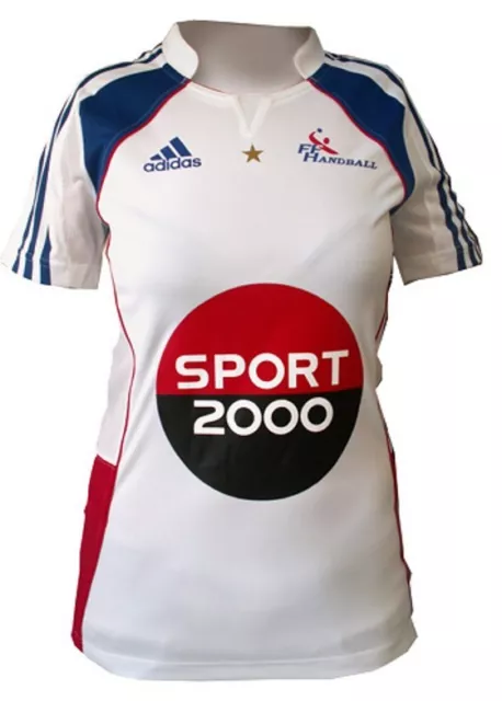 ADIDAS : Maillot Collector Equipe France Handball féminin blanc - T:  48 -  neuf