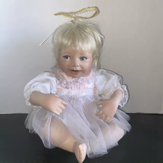 THE ASHTON DRAKE GALLERIES “I Wish You Love” 1994 Porcelain Angel Doll in Box