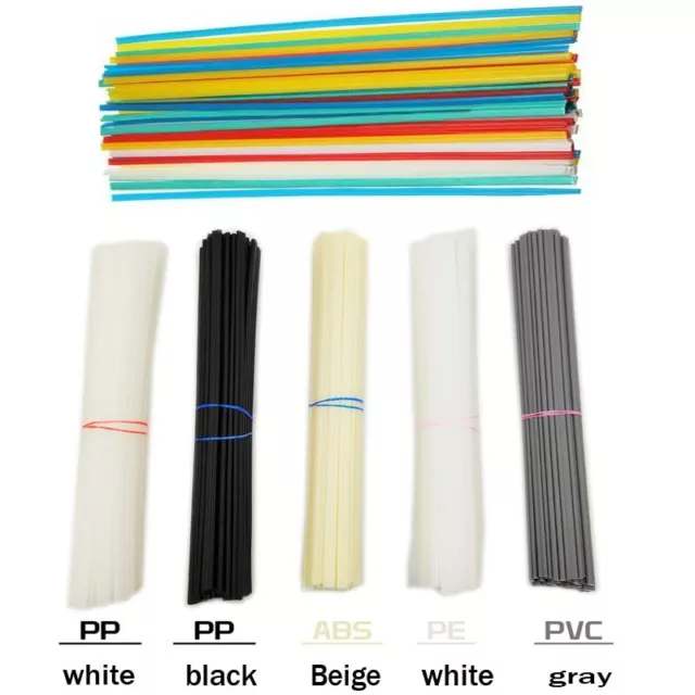 25/50pcs Plastic Welding Rods  ABS/PP/PVC/PE Welding Sticks  For Plastic Welder