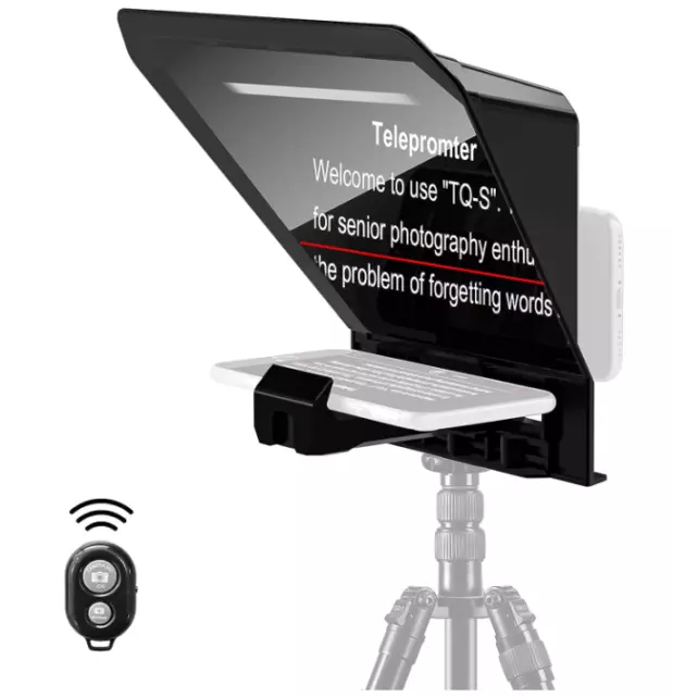 GVM Teleprompters Kit for iPad Tablet Smartphone DSLR Cameras & Remote Control