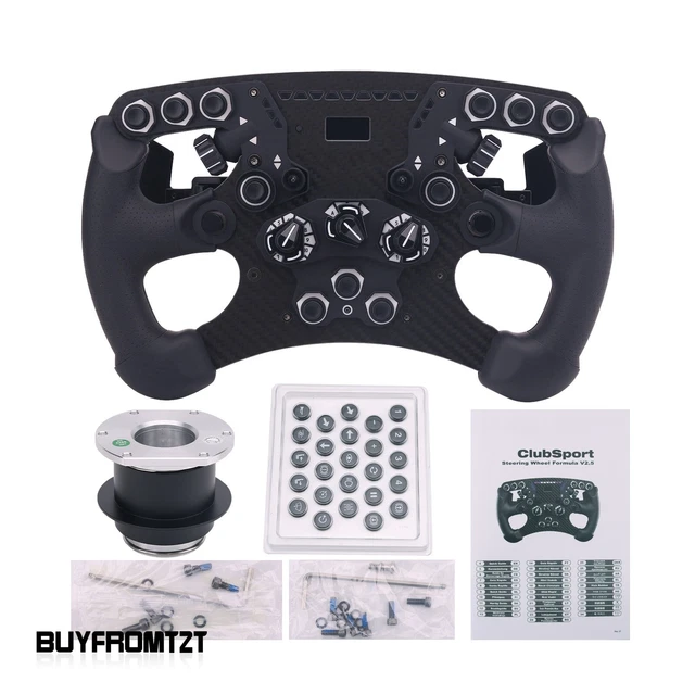 Formula Sim Racin Wheel CLUBSPORT STEERING WHEEL Formula V2.5 SIM Racing Wheel PC Video Game ...