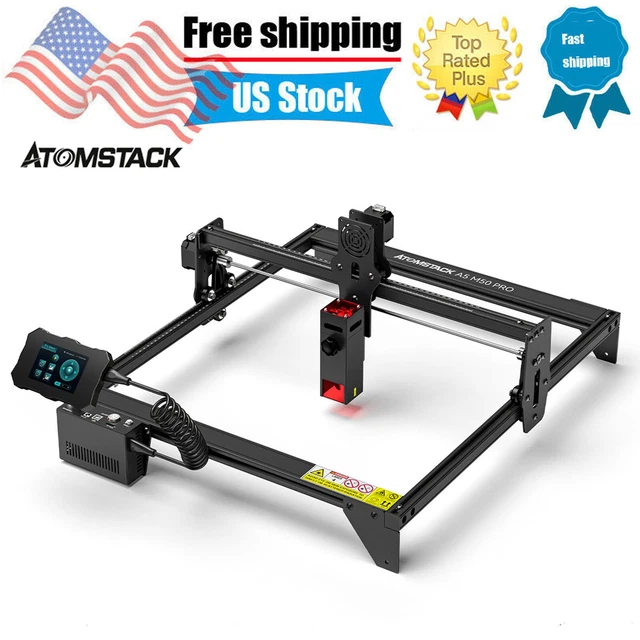 ATOMSTACK LASER ENGRAVER A5 M50 PRO DIY CNC Laser Engraving Cutting