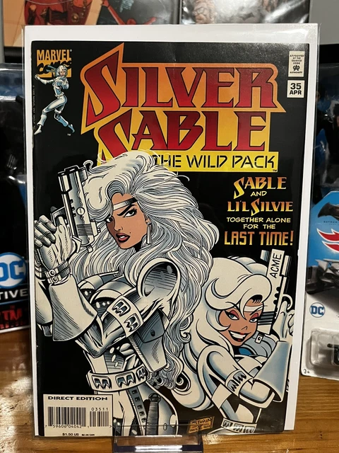SILVER SABLE #35 MARVEL COMICS, 1995 Direct Edition Last issue HTF VF/NM