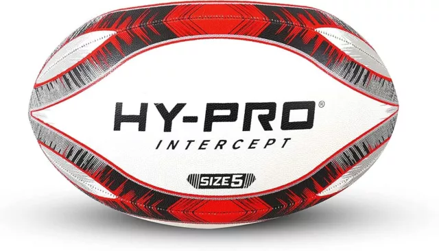 Hy-Pro Intercept Rugby Ball | Official Size 5 Training and Game Ball