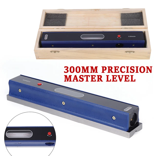 12" Master Precision Level for Fitted Box Machinist Tool Machinery 0.0002''/10''