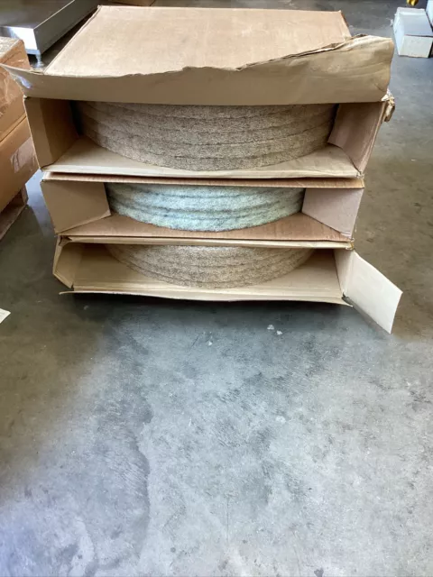 Fourteen 3M Natural Blend Tan Burnish Floor Pads 3500 70070502136