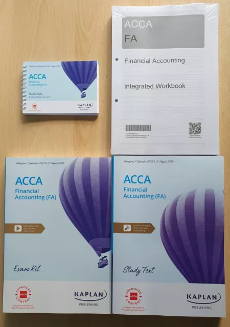 Kaplan - ACCA - Financial Accounting (FA) - Complete Kit 2024 - *BRAND NEW*