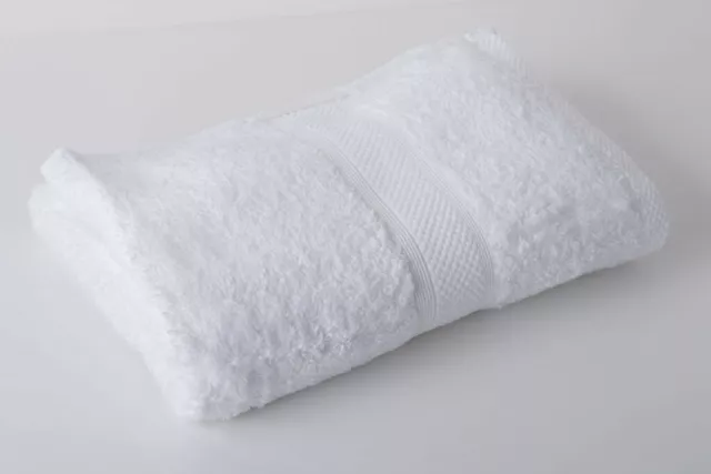 12 x White Luxury 100% Egyptian Cotton Hairdressing Towels Salon Beauty 50x85cm