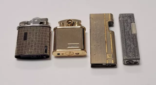 Vintage Colibri 4 Lighter Lot | Sold As Is / Untested | RARE |