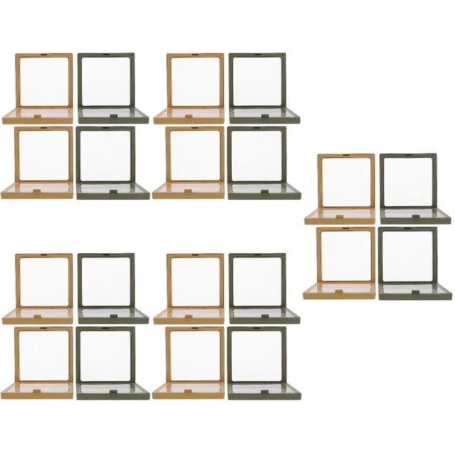 20 pcs Premium Reusable Coin Display Case for Jewelry Shop