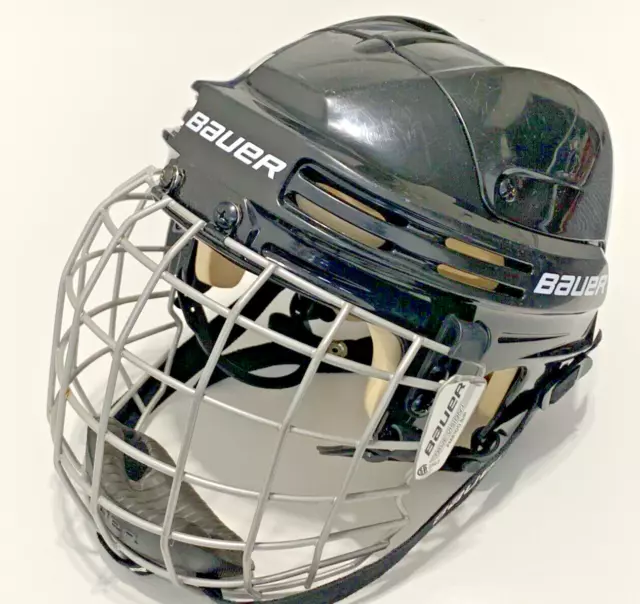 Bauer HH4500M Hockey Helmet/Cage Combo - sz MED Black Discontinued Helmet 2011