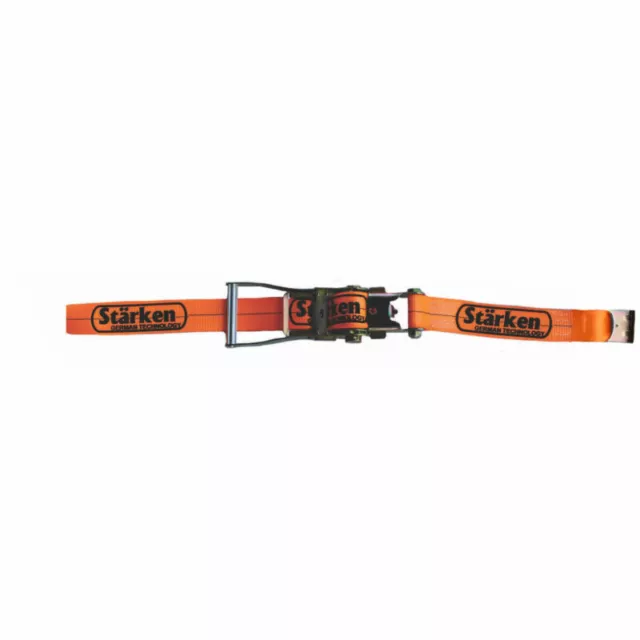 Cargo Tie-Downs Bracelet 2"" x27' Heavy Duty Flat Hook Orange New