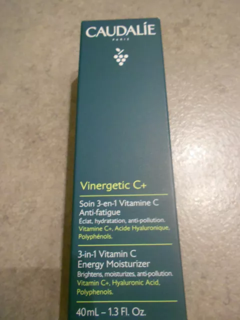 Caudalie Vinergetic C+ Crème Visage 3 en 1 Vitamine Énergie Hydratante 40 ml