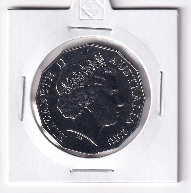 AUSTRALIAN 2010 50 Cent Unc Coin From Mint Set In 2X2 Holder .. .. EUR 3,12 PicClick FR