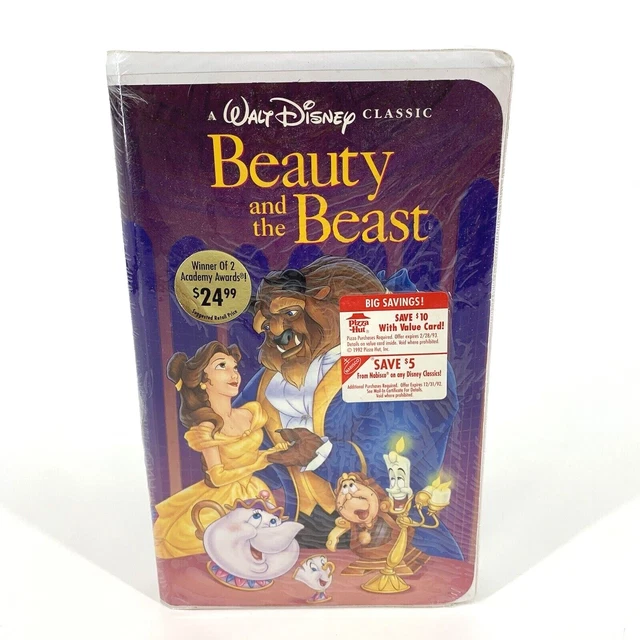 BEAUTY AND THE Beast (1992) VHS Black Diamond Walt Disney Classic