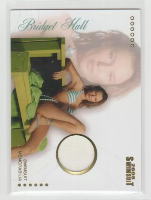 Bridget Hall 2006 Sports Illustrated Si Swimsuit Bh M Bikini Relic Card 14 95 Picclick