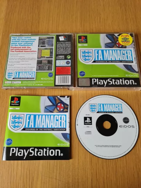 FA Manager - Sony Playstation PS1 - Complete - PAL