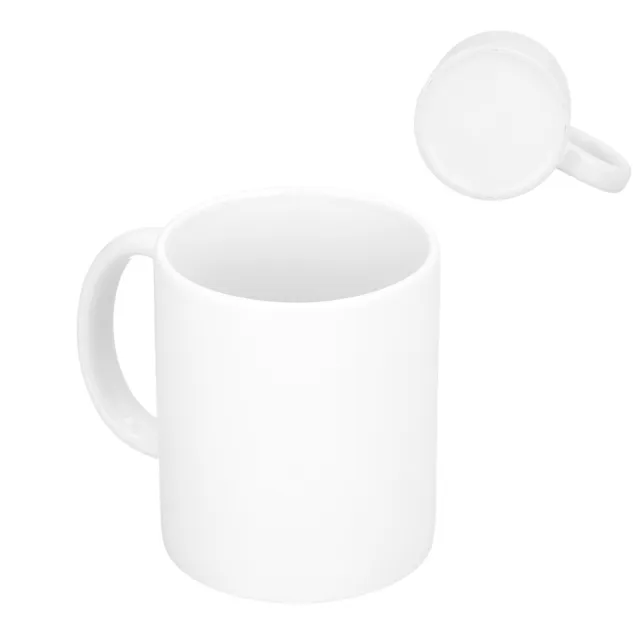 Ceramic Mug C-Shaped Handle Juice Coffee Soda Beer Beverage Cup For Home AU LT